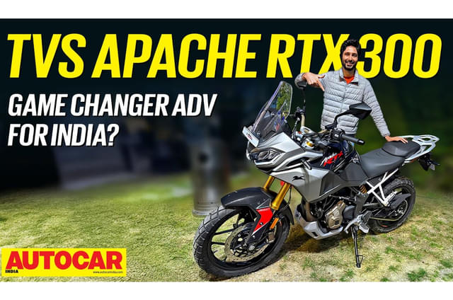 TVS Apache RTX walkaround video